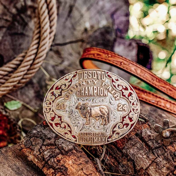 Luckenbach Turquoise Belt Buckle 